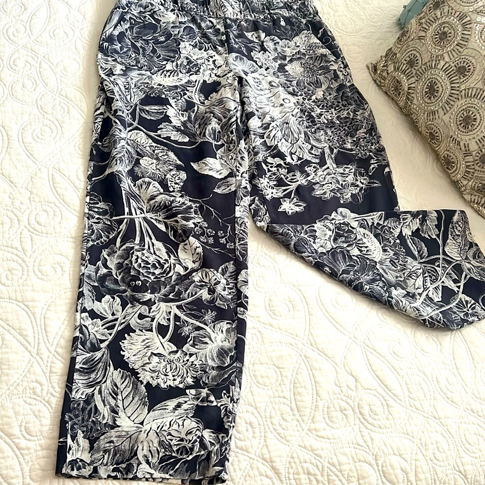 LOFT SILKY WIDE LEG PANTS